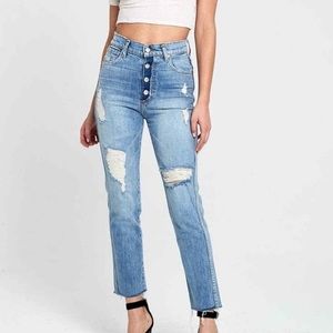Revice Sweet Monday button front jeans